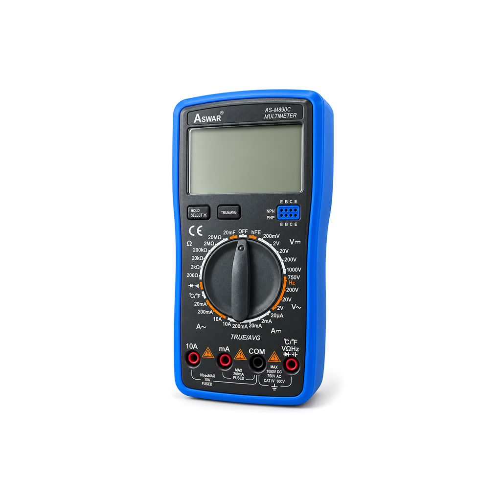 aswar Aswar Multimeter With Temperature Capacitance Frequency And Protection